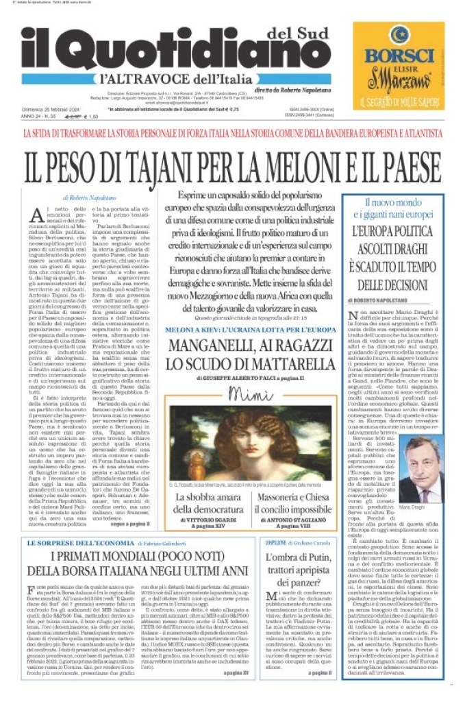 Il Quotidiano Del Sud L Altravoce Today S Cover Front Pages