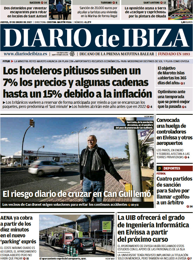 Diario de Ibiza - Today's Front Page | FRONTPAGES