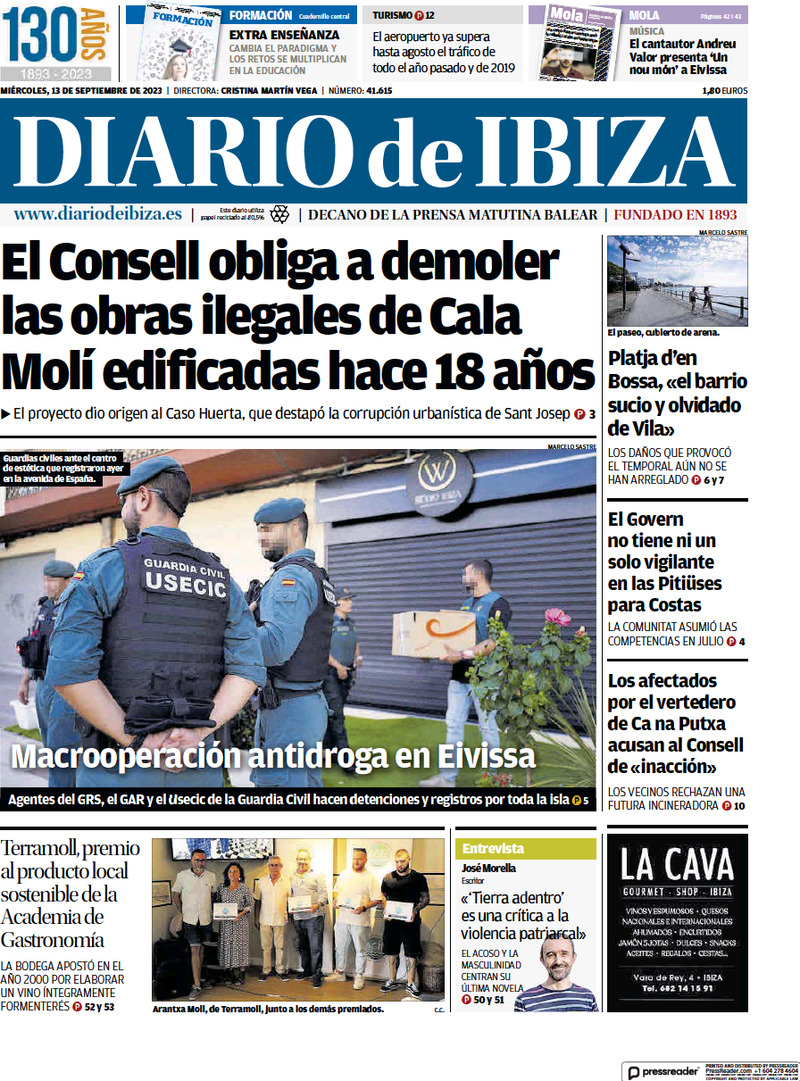 Diario de Ibiza - Today's Cover | Front Pages