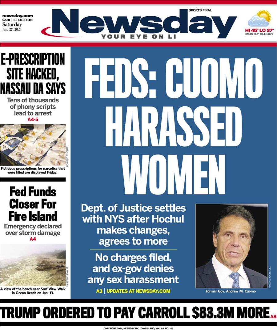 newsday-today-s-cover-front-pages