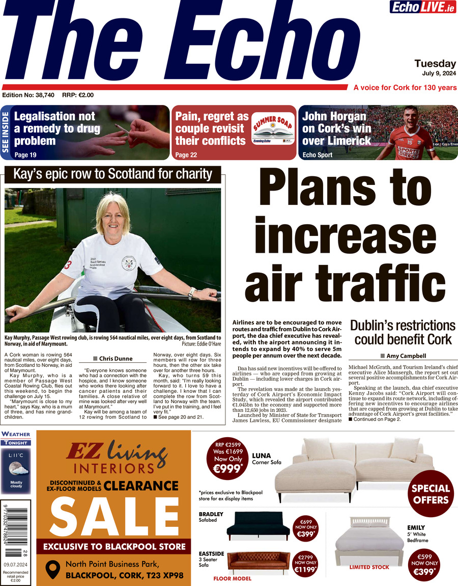 The Echo (Cork) - Front Page - 07/09/2024