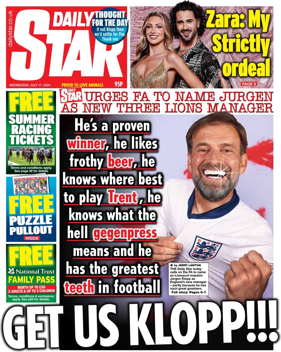 Daily Star - Front Page - 07/17/2024
