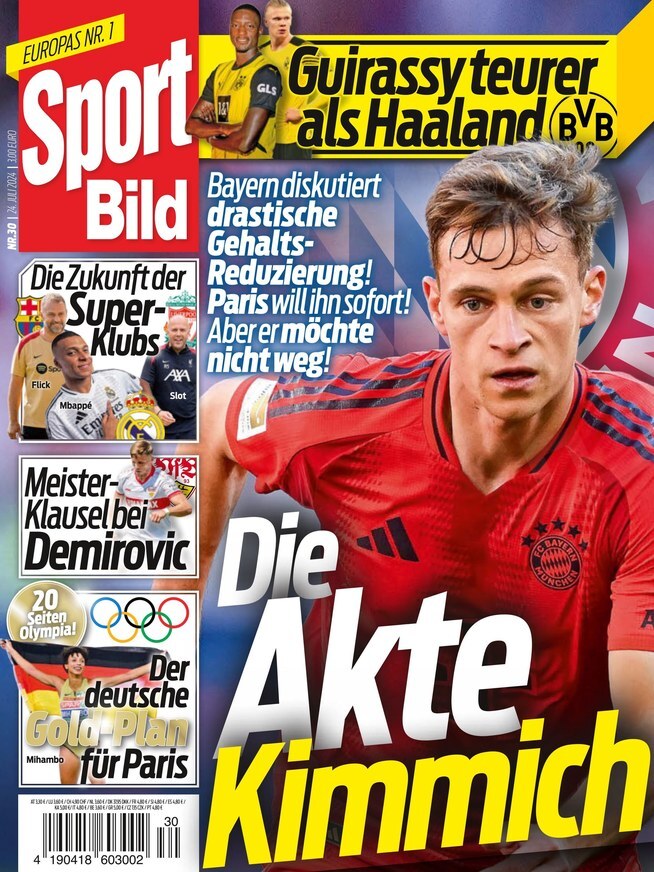 Sport Bild - Cover - 07/24/2024