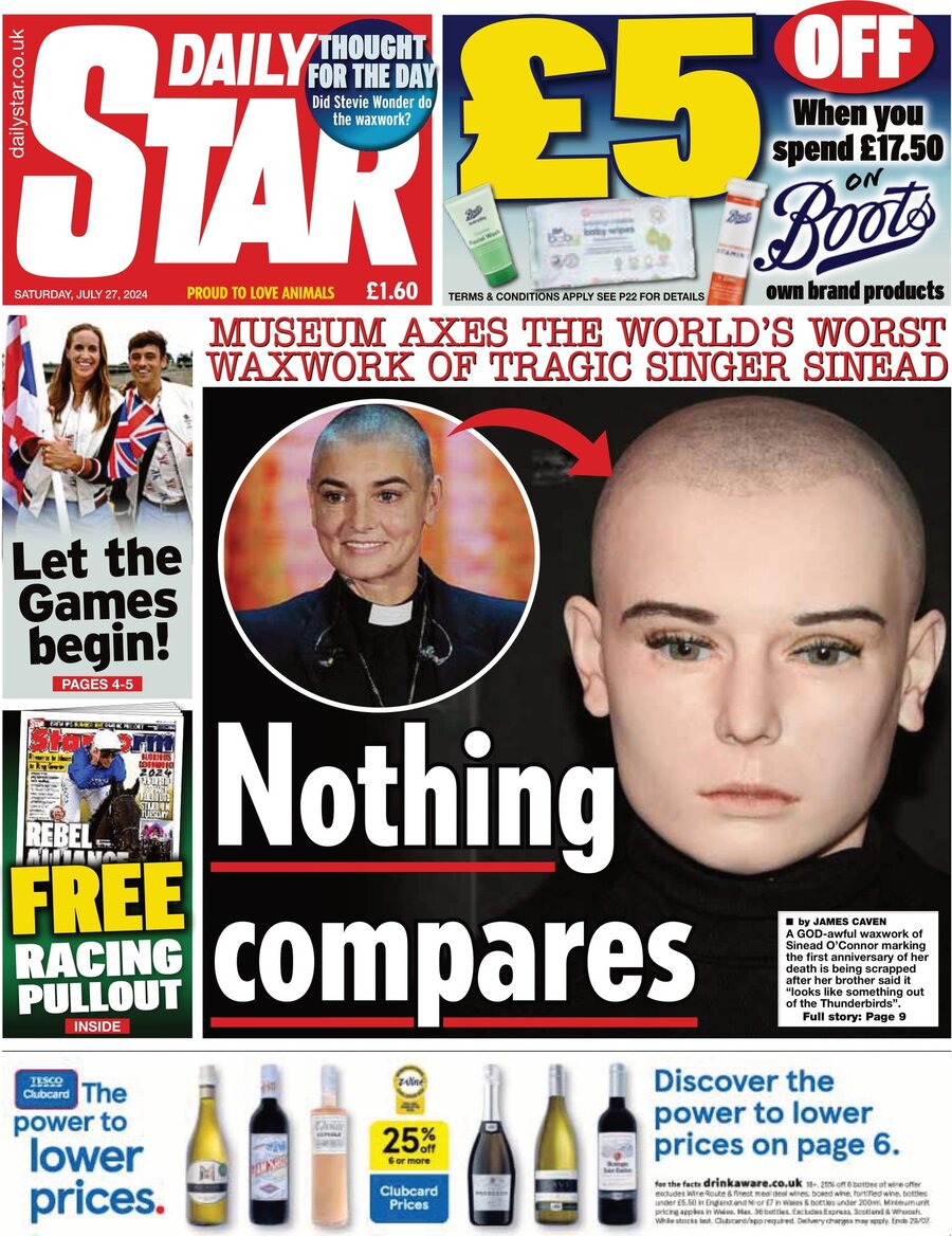 Daily Star - Front Page - 07/27/2024