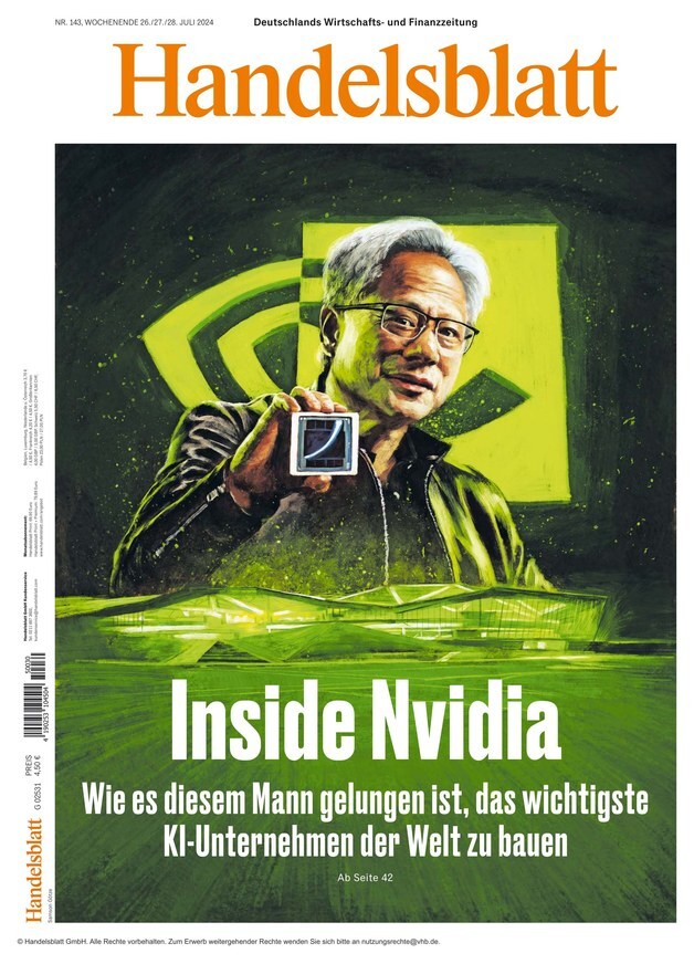 Handelsblatt - Front Page - 07/28/2024
