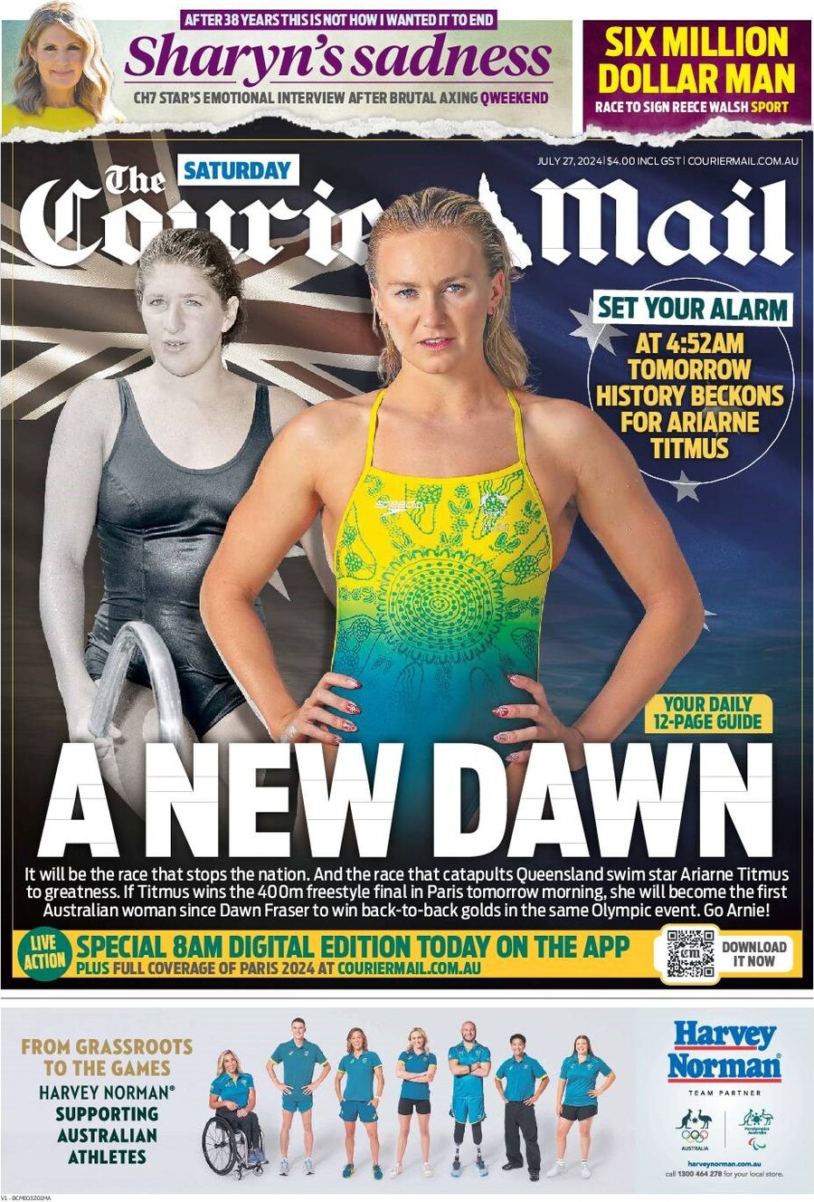 The Courier-Mail - Front Page - 07/27/2024