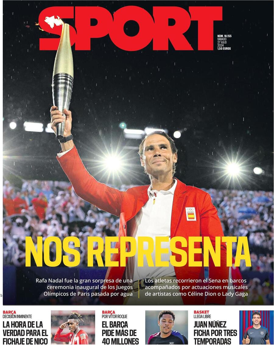 SPORT (Barcelona) - Front Page - 07/27/2024