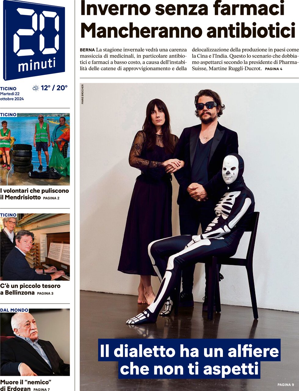 20 Minuti - Front Page - 10/22/2024