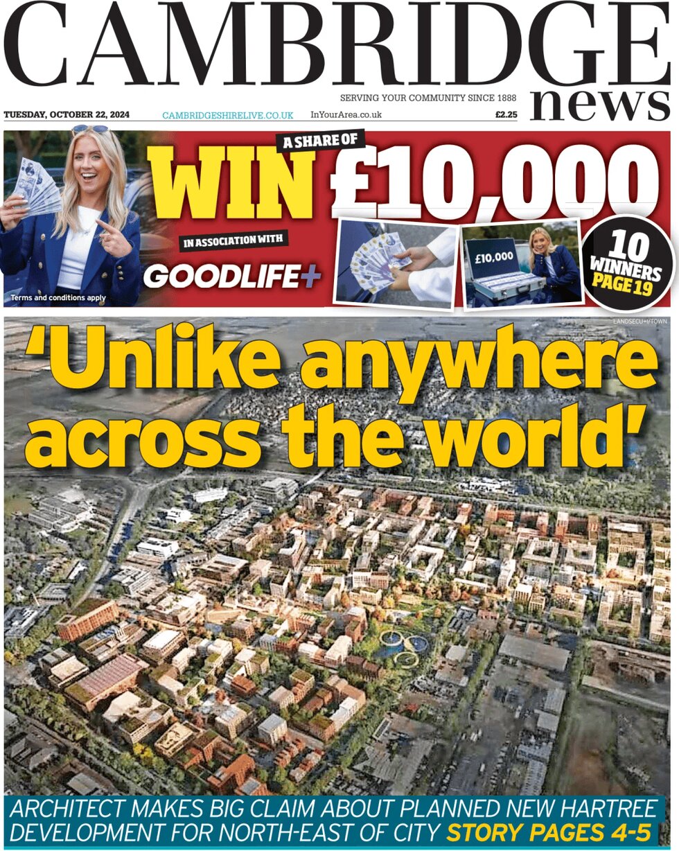 Cambridge News - Front Page - 10/22/2024