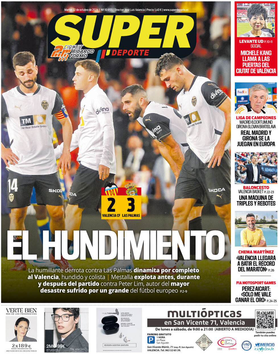 Superdeporte - Front Page - 10/22/2024