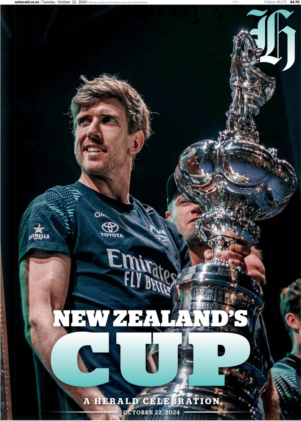 The New Zealand Herald - Front Page - 10/22/2024