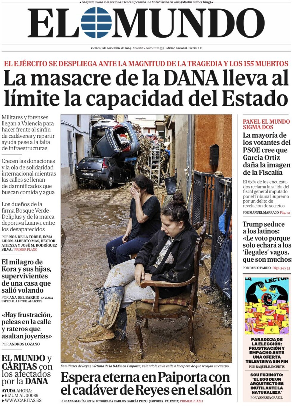 El Mundo - Front Page - 11/01/2024