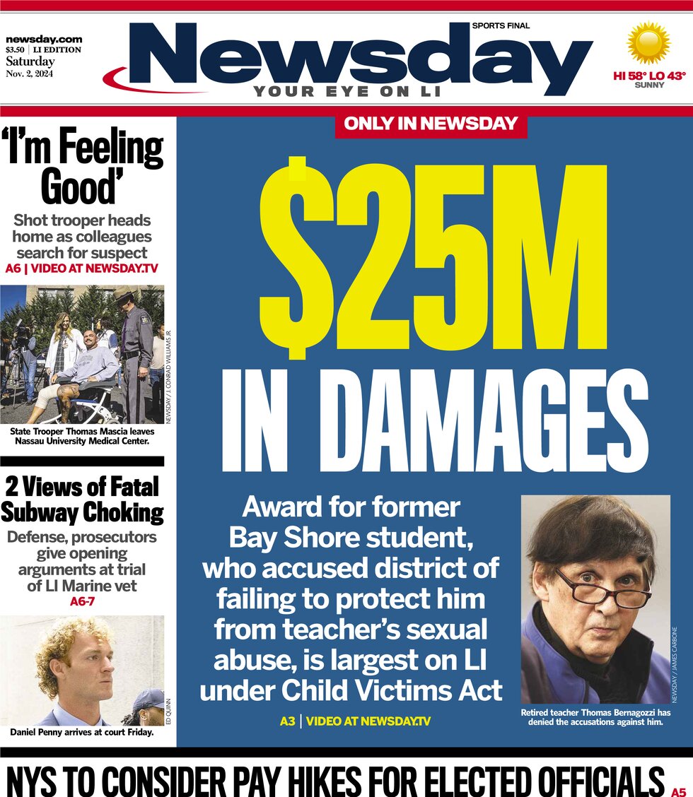 Newsday - Cover - 11/02/2024