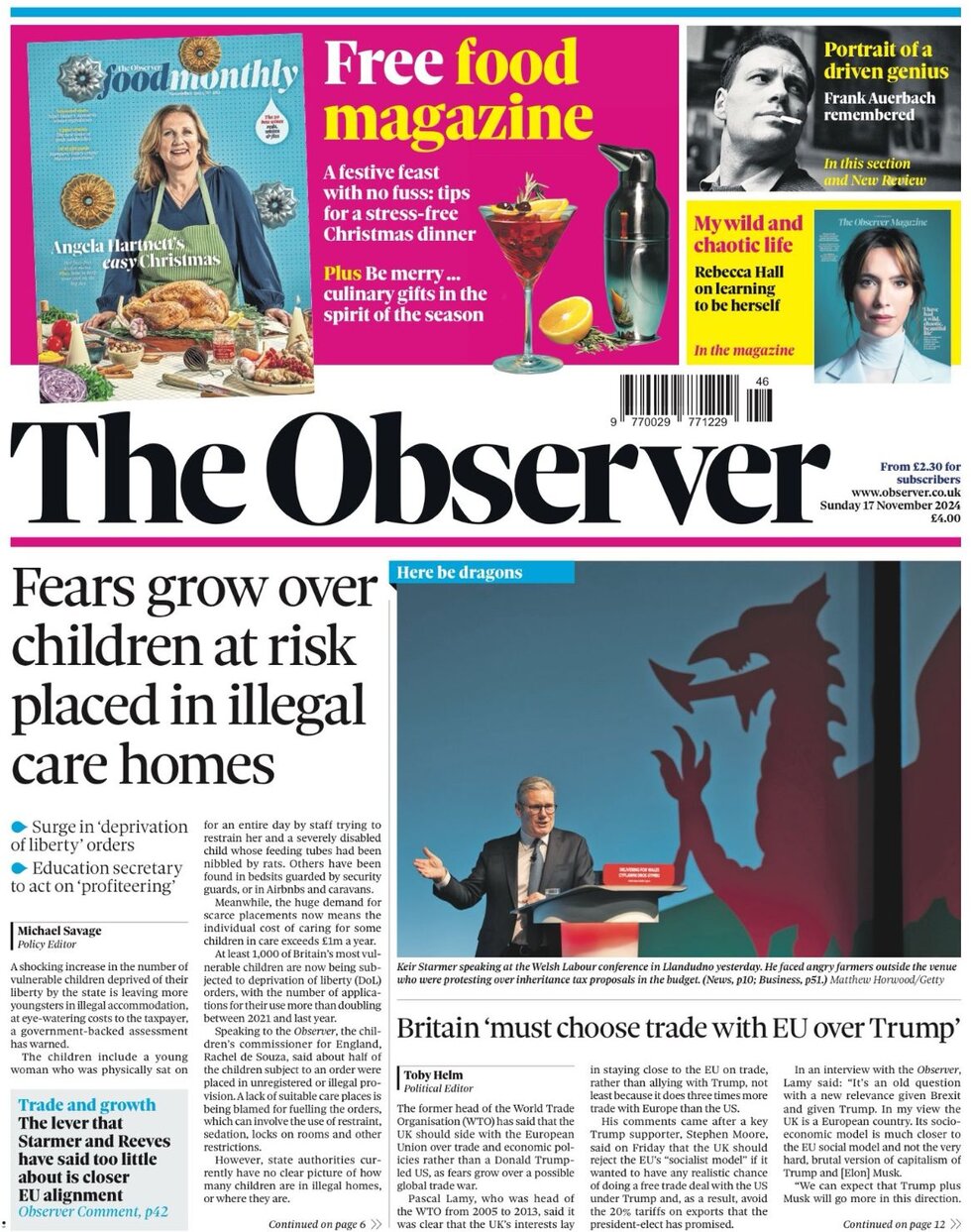 The Observer - Cover - 11/17/2024