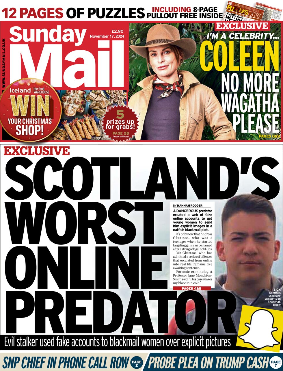 Sunday Mail - Cover - 11/17/2024