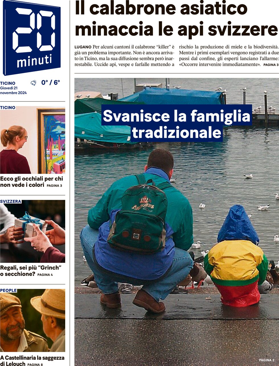 20 Minuti - Front Page - 11/21/2024