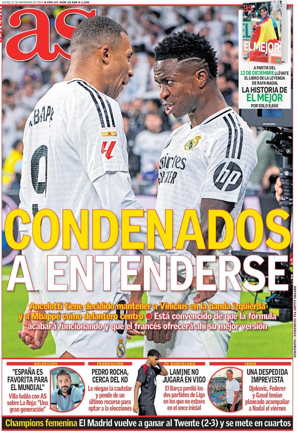 AS (Madrid) - Front Page - 11/21/2024