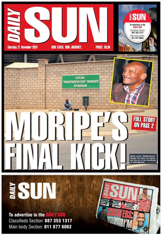 Daily Sun - Front Page - 11/21/2024