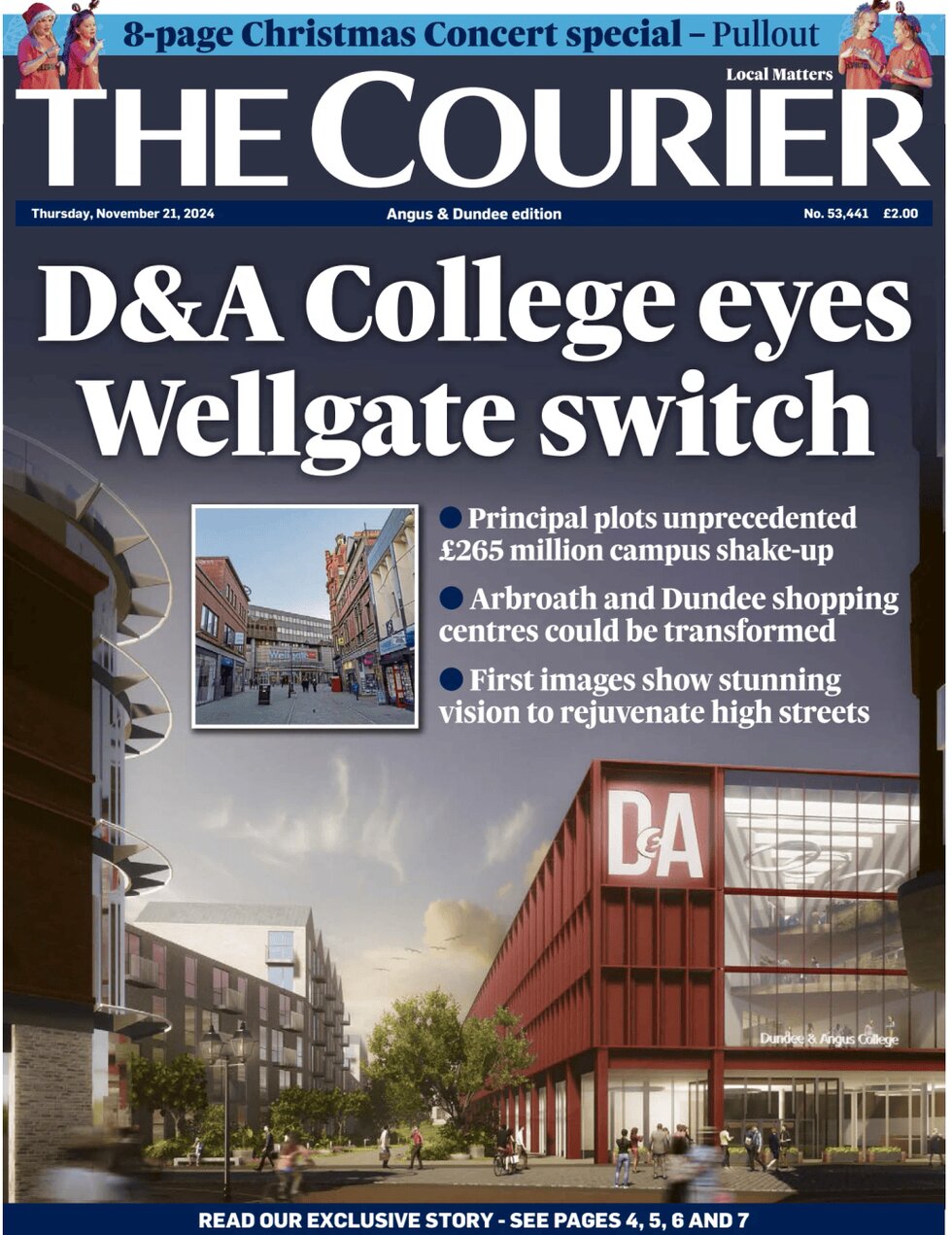 The Courier (Dundee) - Front Page - 11/21/2024