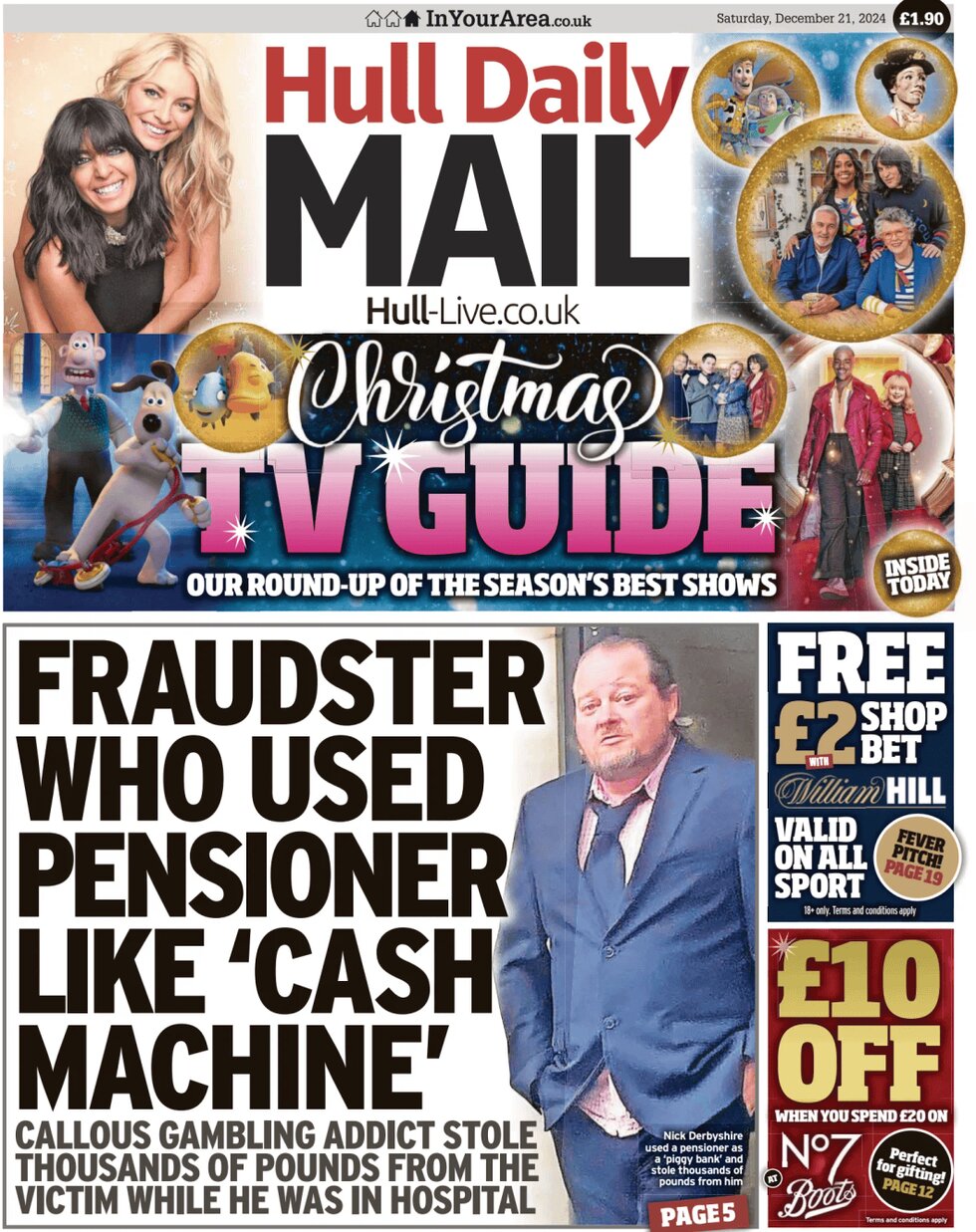 Hull Daily Mail - Front Page - 12/21/2024