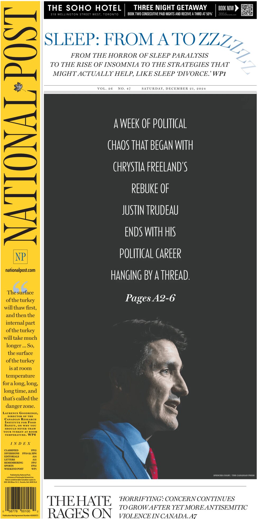 National Post - Front Page - 12/21/2024