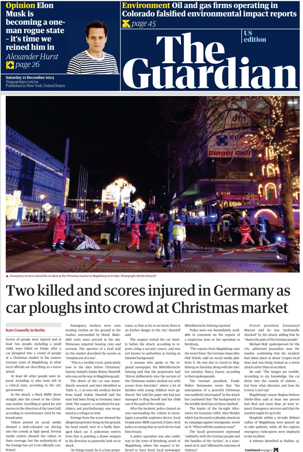 The Guardian US - Cover - 12/21/2024