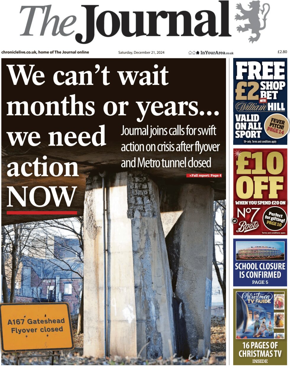 The Journal (Newcastle) - Front Page - 12/21/2024