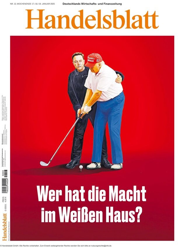 Handelsblatt - Front Page - 01/19/2025