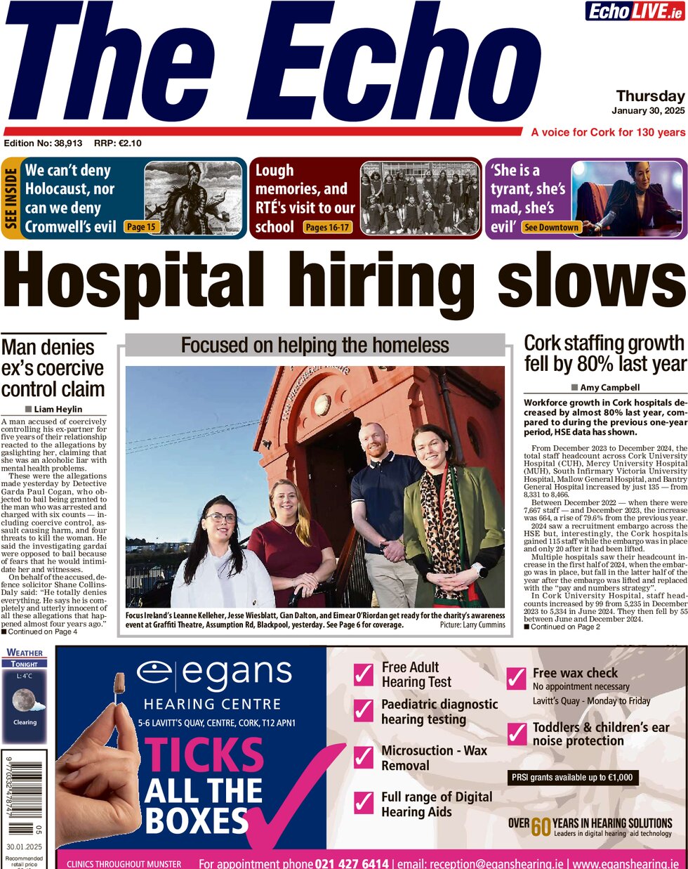 The Echo (Cork) - Front Page - 01/30/2025