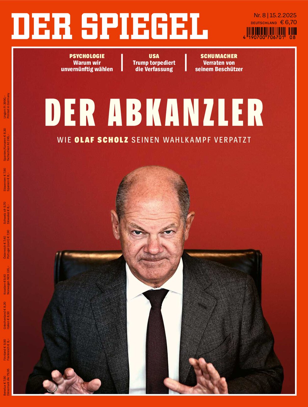 Der Spiegel - Cover - 02/15/2025