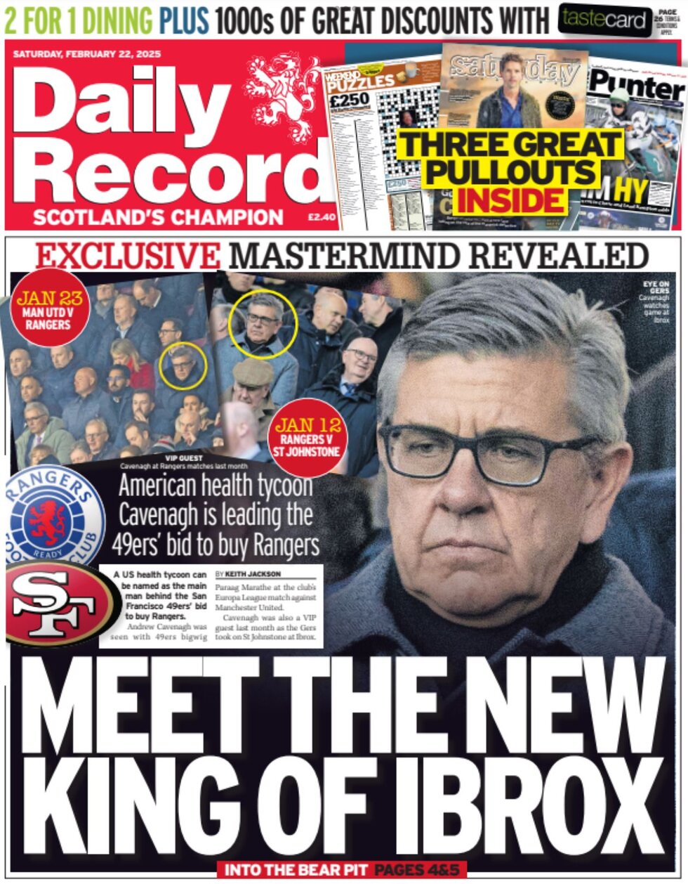 Daily Record - Front Page - 02/22/2025