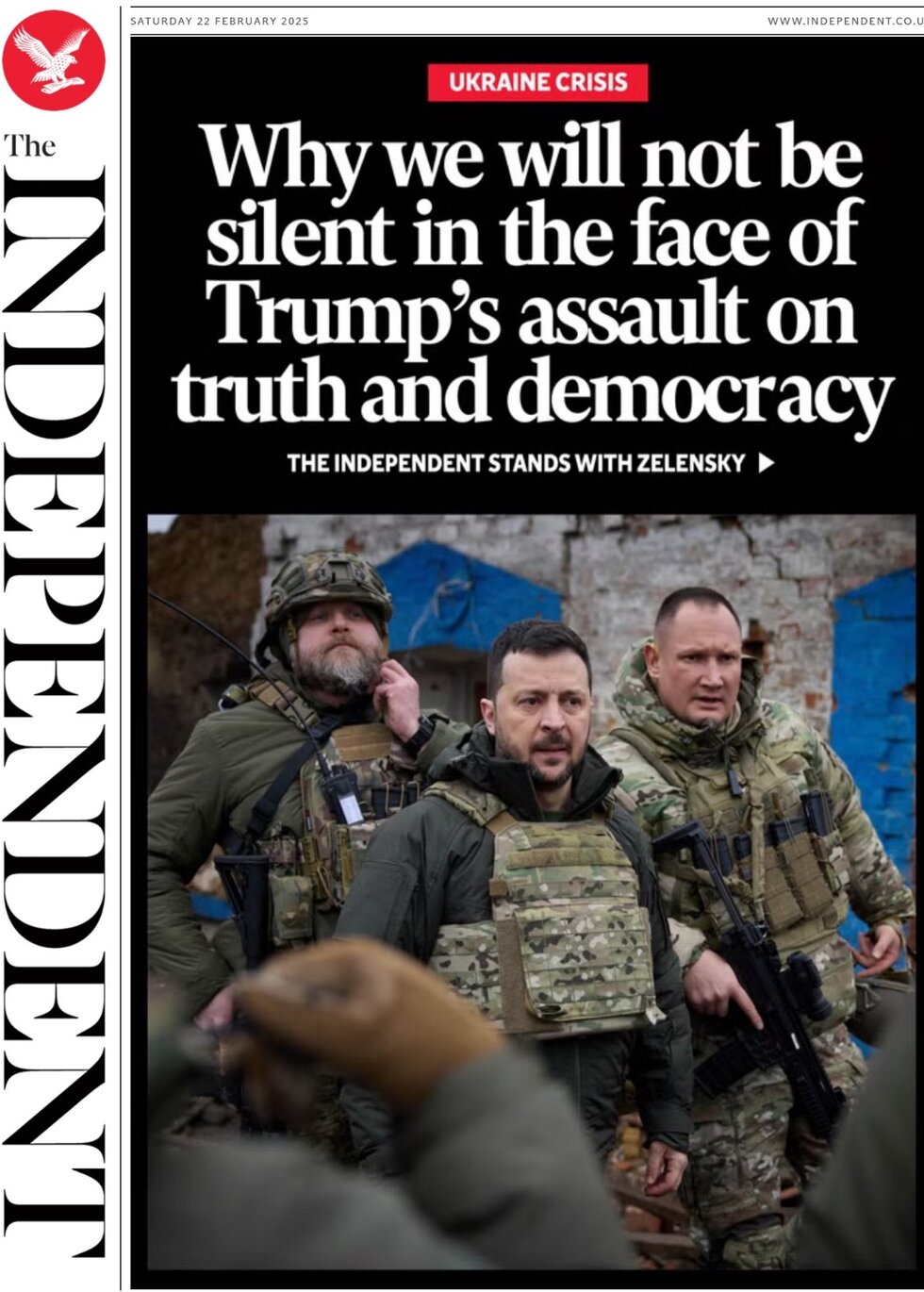 The Independent - Front Page - 02/22/2025