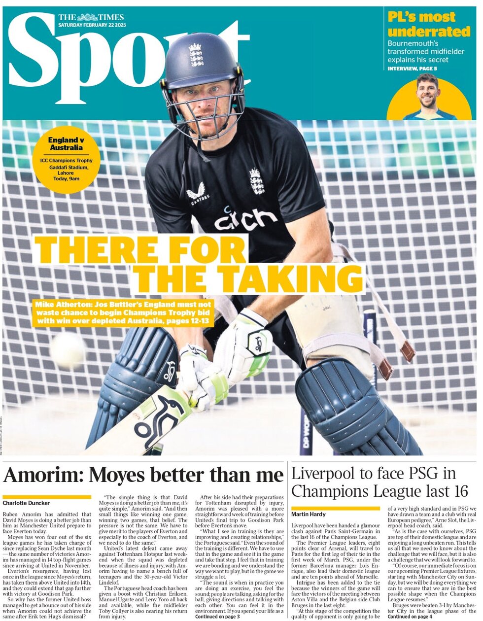 The Times SPORT - Front Page - 02/22/2025