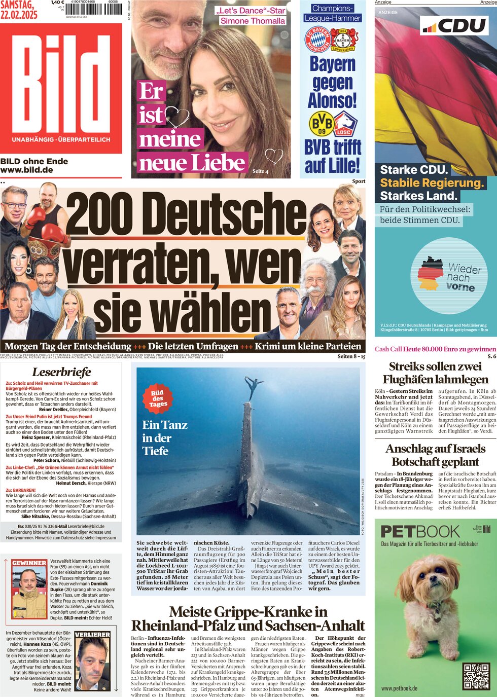 Bild - Front Page - 02/22/2025