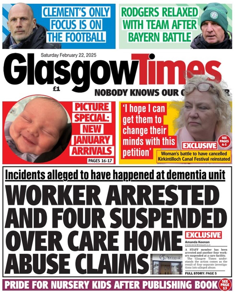 Glasgow Times - Front Page - 02/22/2025