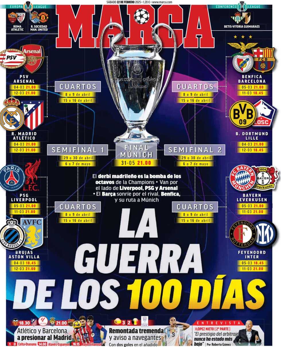 Marca - Front Page - 02/22/2025