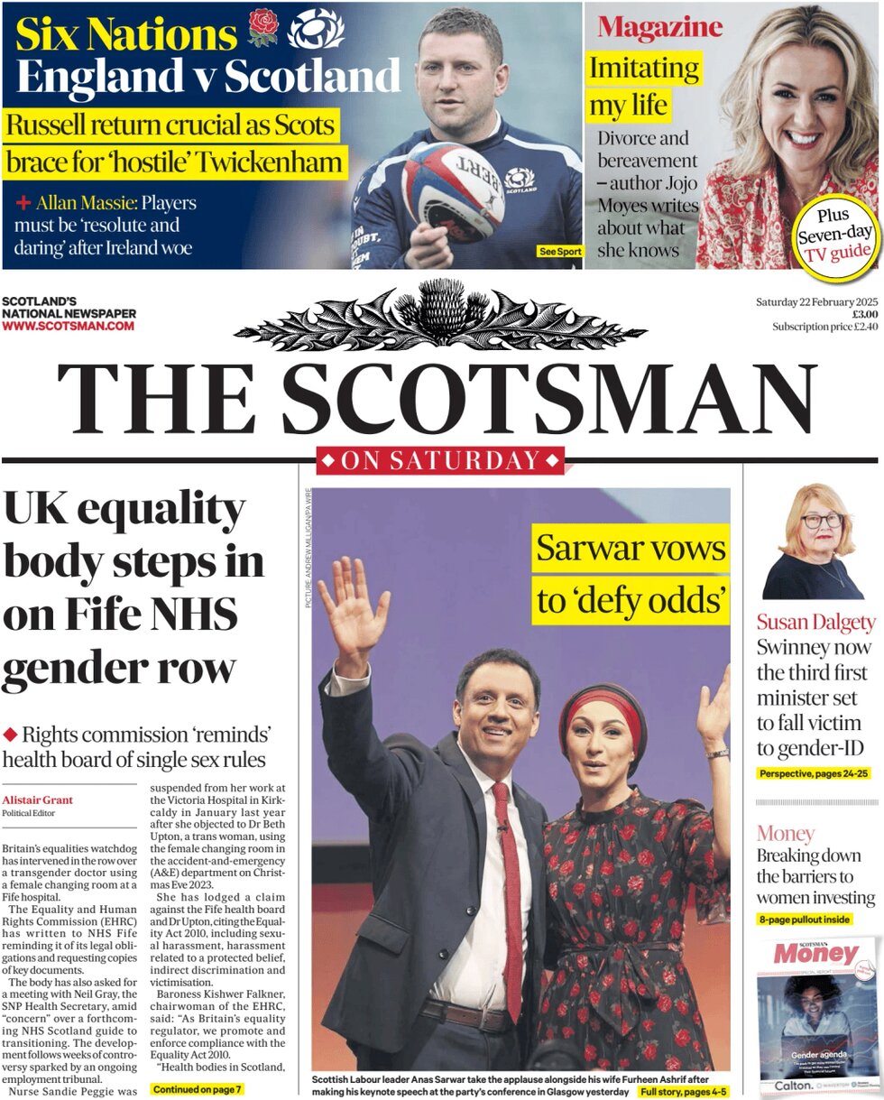 The Scotsman - Front Page - 02/22/2025