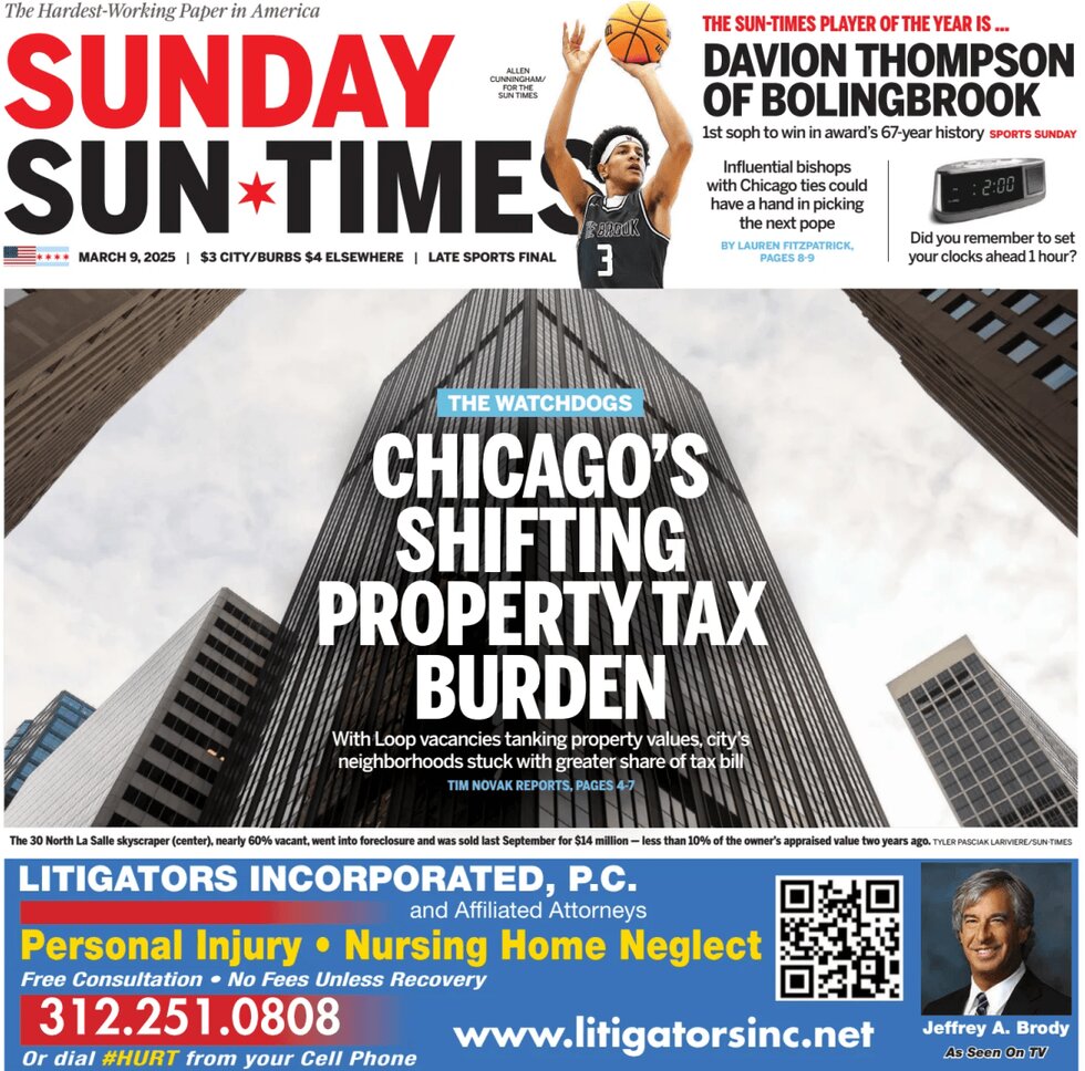 Chicago Sun-Times - Cover - 03/09/2025