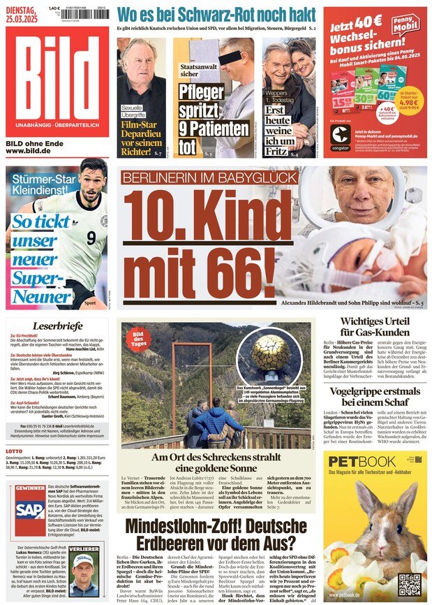 Bild - Front Page - 03/25/2025