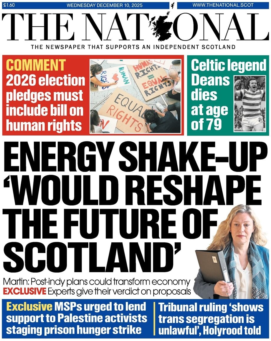 The National (Scotland) - Front Page - 12/10/2025