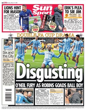 Uk sports newspapers deals football