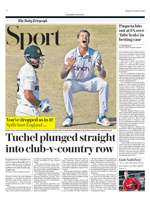 The Daily Telegraph SPORT