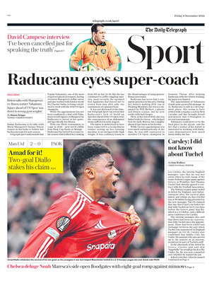 The Daily Telegraph SPORT