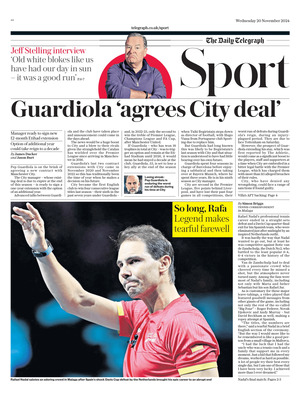 The Daily Telegraph SPORT