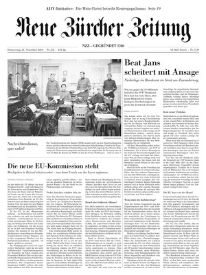 NZZ (Neue Zürcher Zeitung)