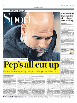 The Daily Telegraph SPORT