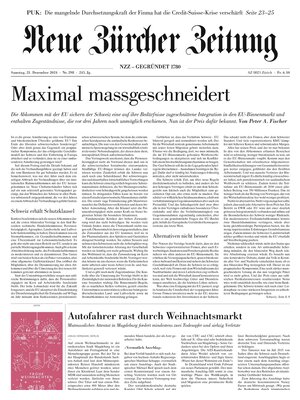 NZZ (Neue Zürcher Zeitung)