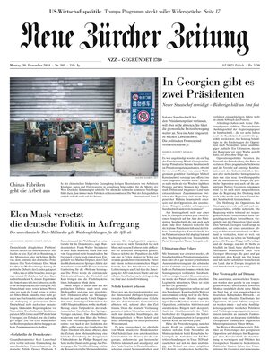 NZZ (Neue Zürcher Zeitung)