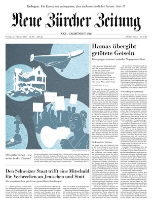 NZZ (Neue Zürcher Zeitung)