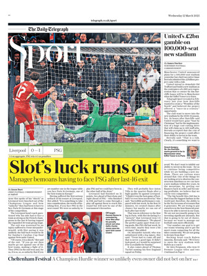 The Daily Telegraph SPORT